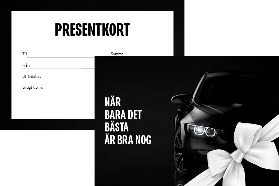 Beställ presentkort smidigt och enkelt online